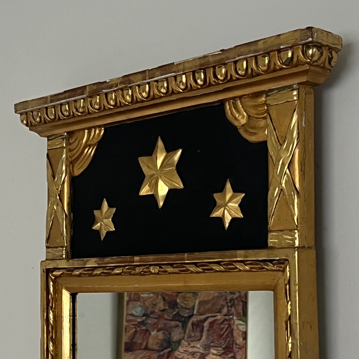 Large 1920s Mirror by Venesta, Latvia