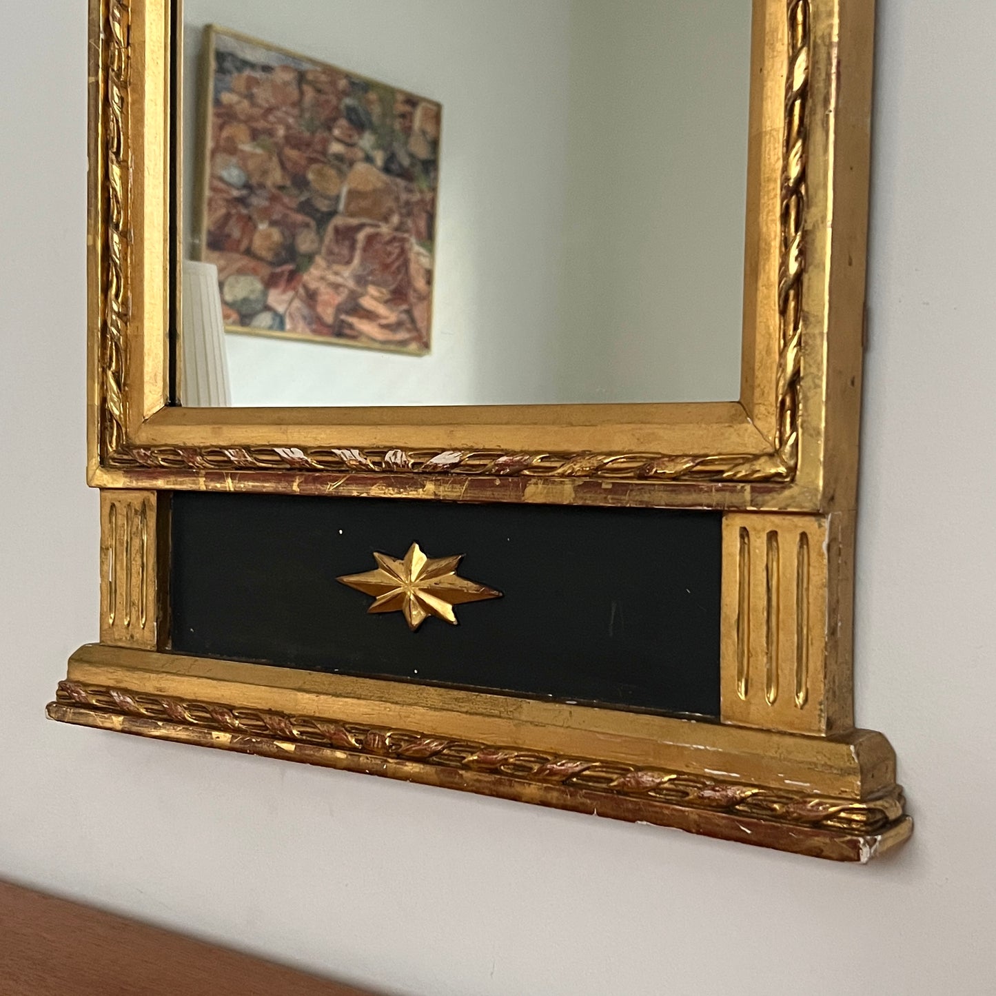 Large 1920s Mirror by Venesta, Latvia