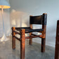 - Pair of Norman Archibald Nore Leather Dining Chairs