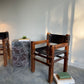 - Pair of Norman Archibald Nore Leather Dining Chairs
