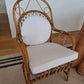 Pair of Vintage Rattan Armchairs