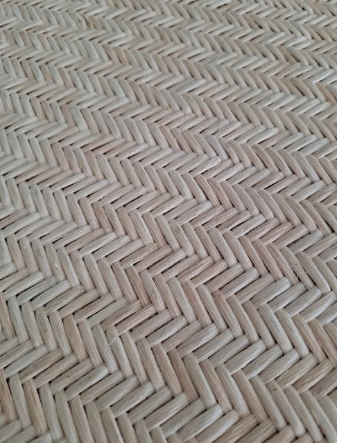 Mid Century French Bleached Rattan Table