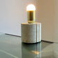 Fratelli Mannelli Travertine Brass Table Lamp, 1960s