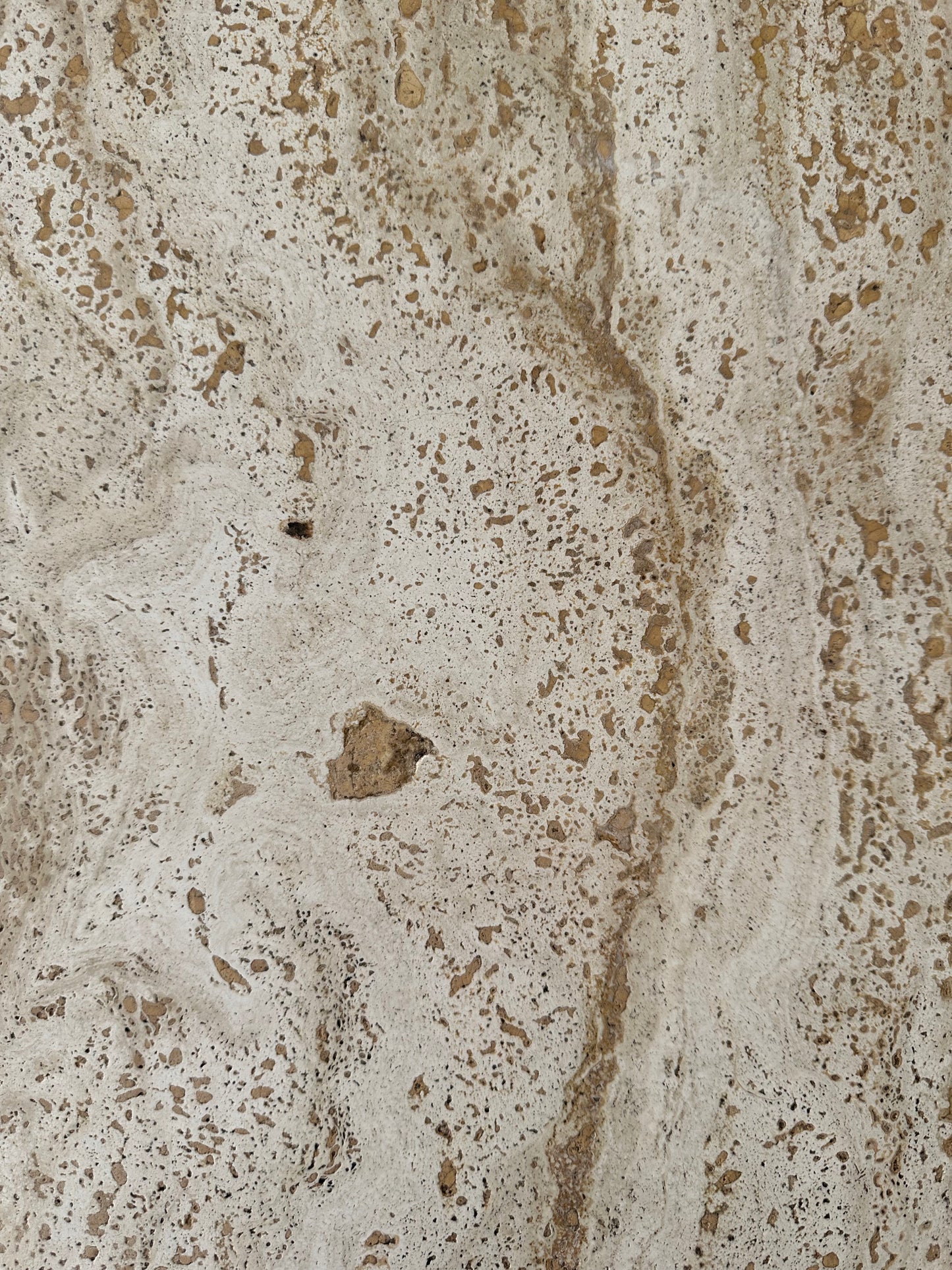 - Travertine Tulip Base Dining Table