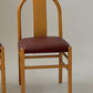 Newly Reupholstered Leather Dining Chair by Fratelli Montina (12 Available)