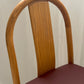 Newly Reupholstered Leather Dining Chair by Fratelli Montina (12 Available)