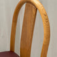 Newly Reupholstered Leather Dining Chair by Fratelli Montina (12 Available)
