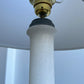 Italian White Marble Table Lamp, 1950s