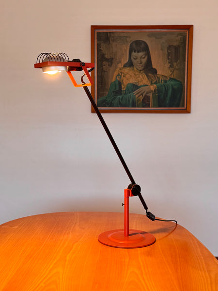 Original vintage 1970's Sintesi table lamp designed by Ernesto