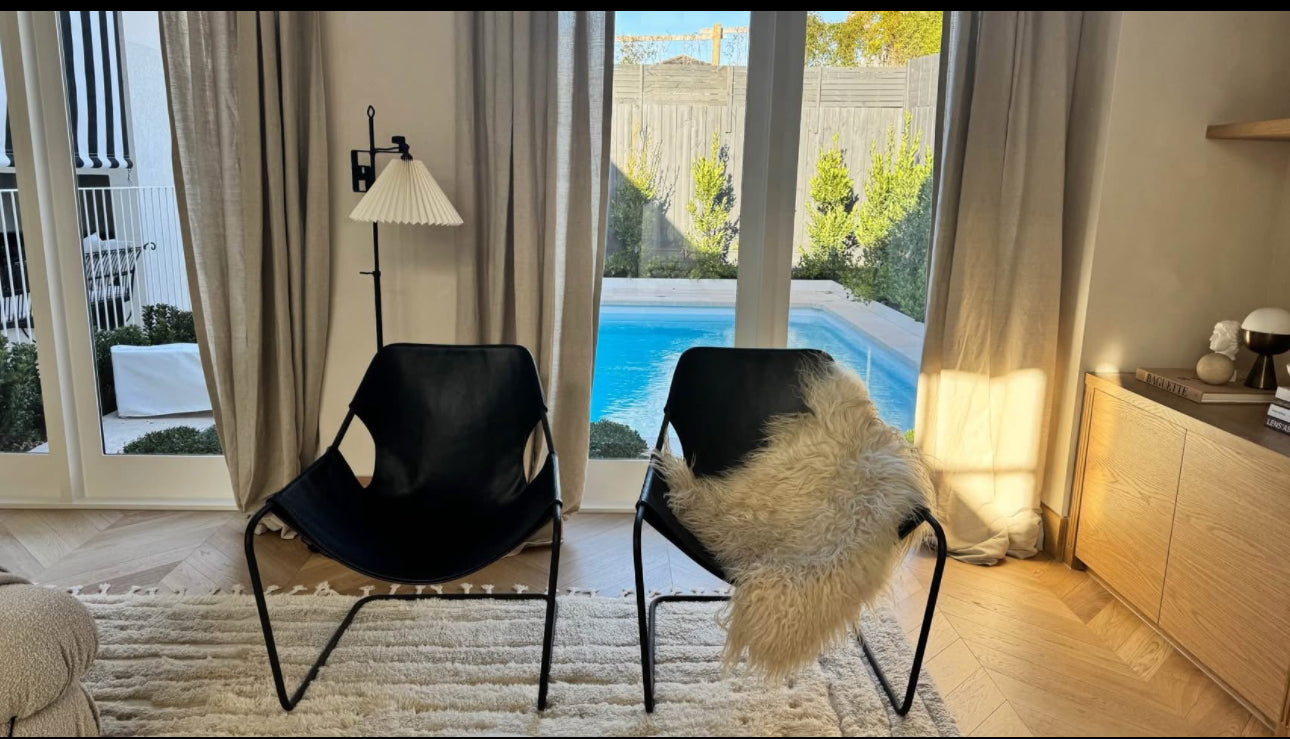 Pair of Paulistano Leather Arm Chairs Objekto
