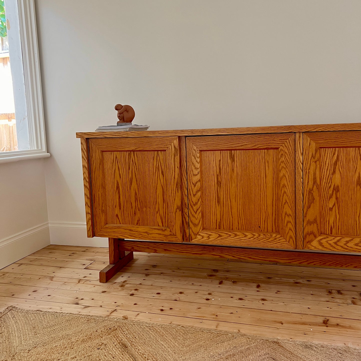1970s Brutalist Style Oak Sideboard, Denmark