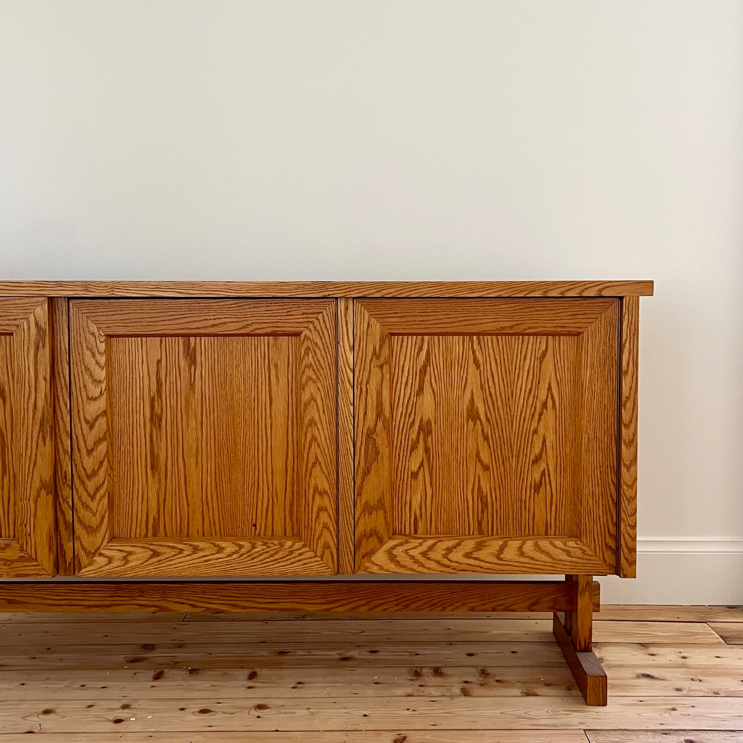 1970s Brutalist Style Oak Sideboard, Denmark