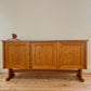1970s Brutalist Style Oak Sideboard, Denmark