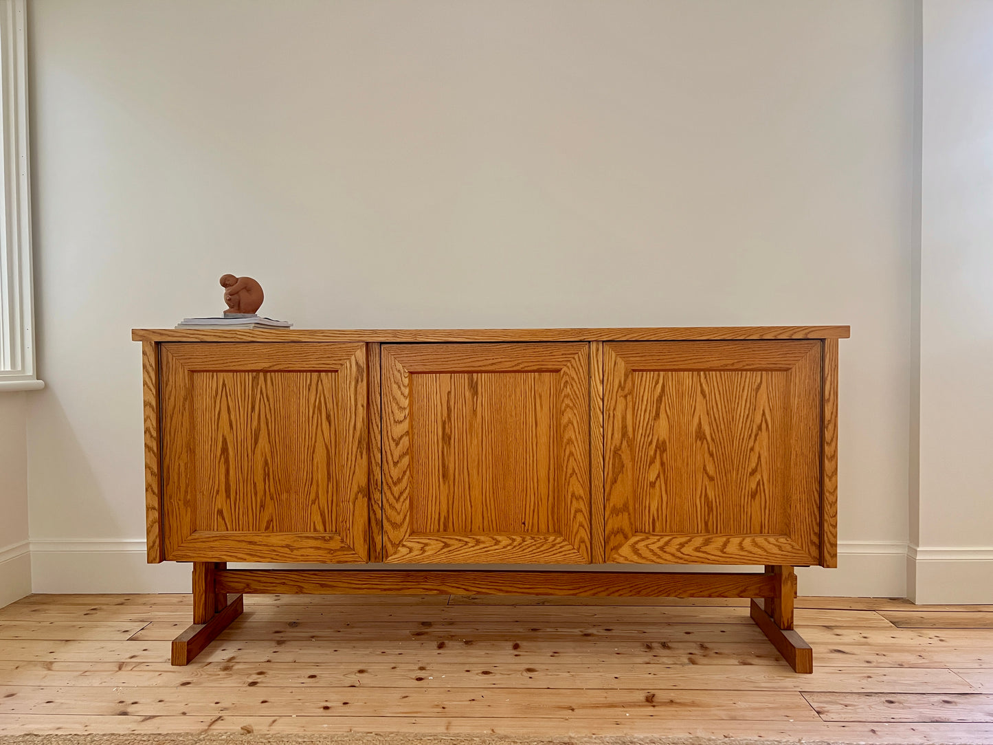 1970s Brutalist Style Oak Sideboard, Denmark