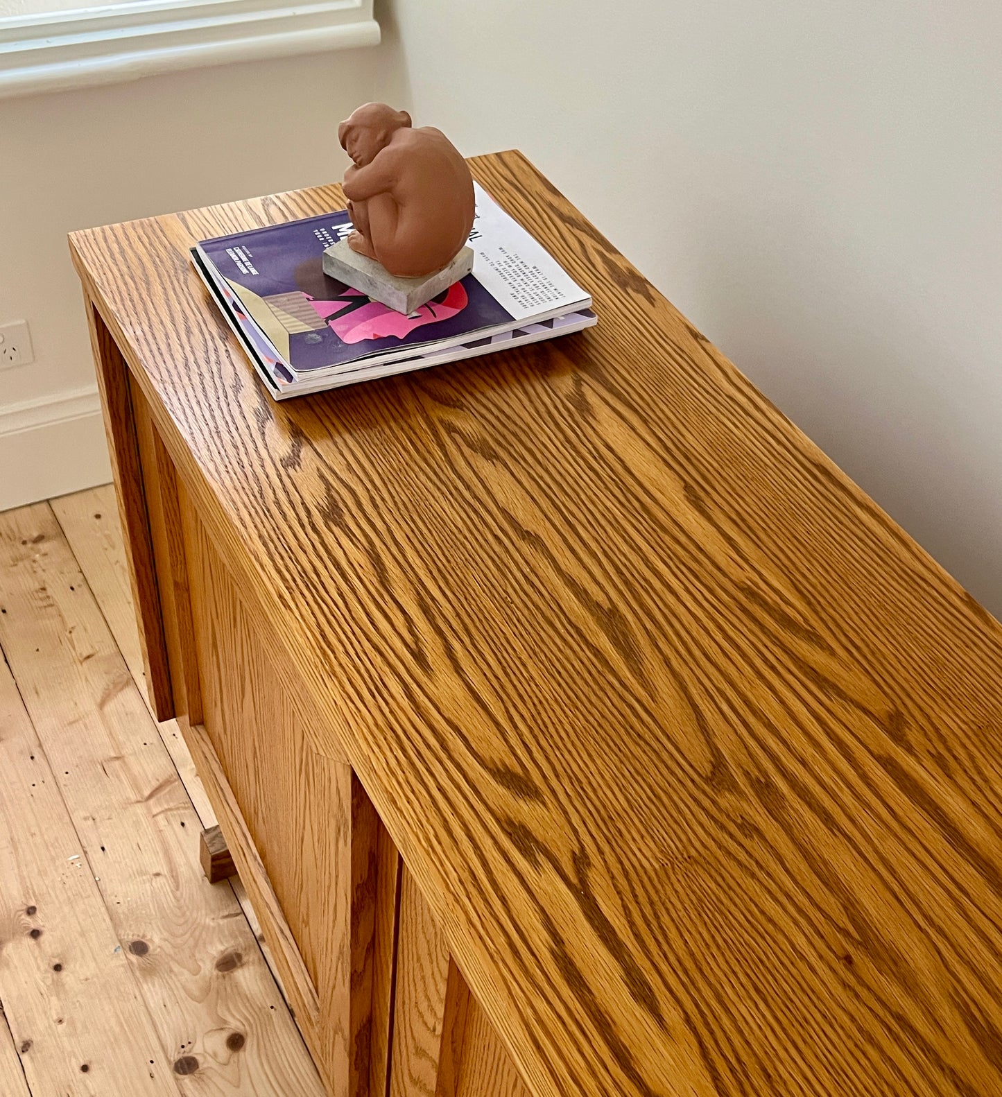 1970s Brutalist Style Oak Sideboard, Denmark
