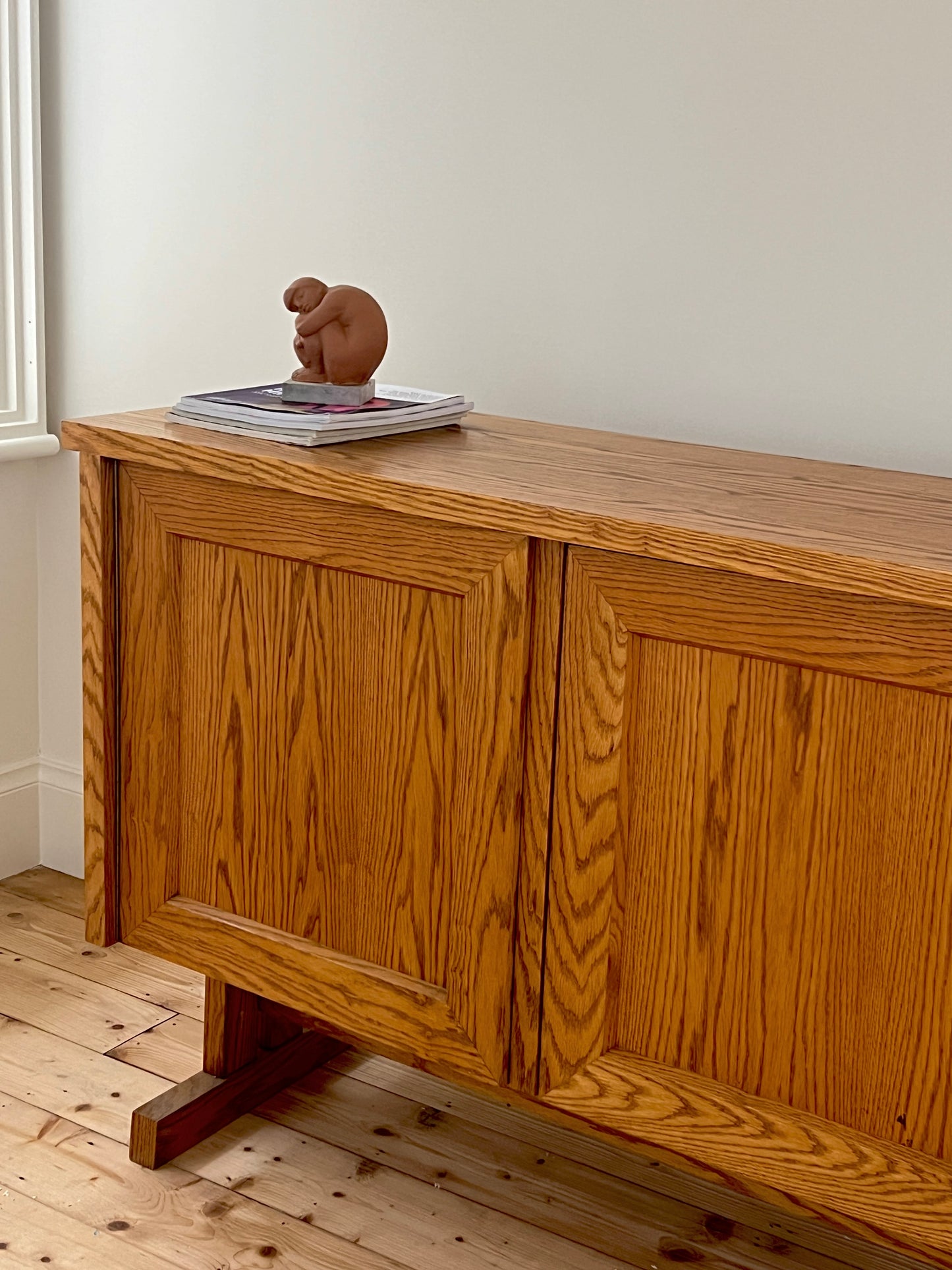 1970s Brutalist Style Oak Sideboard, Denmark