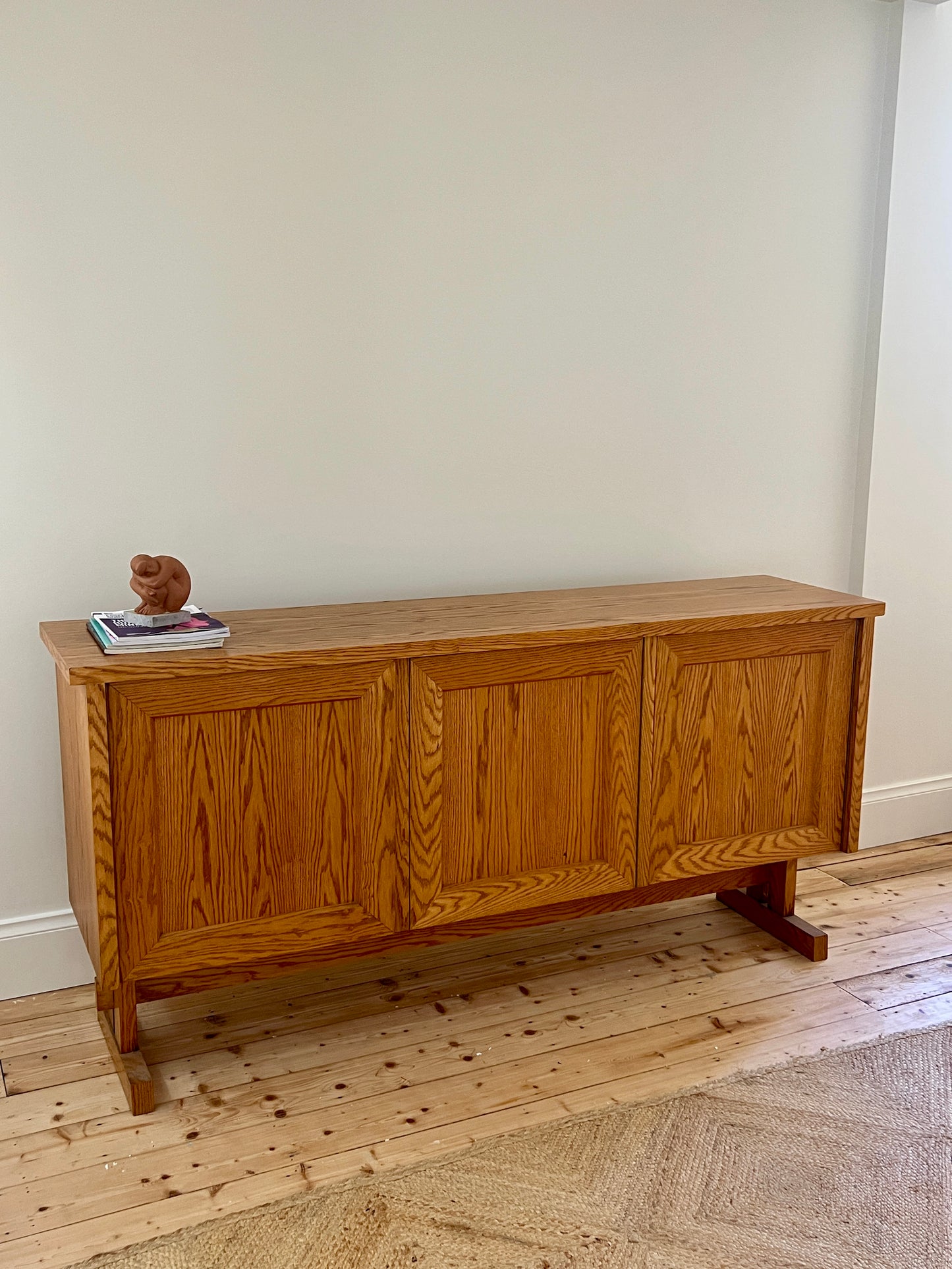 1970s Brutalist Style Oak Sideboard, Denmark