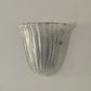 Large Ribbed Murano Glass Sconce, Italy