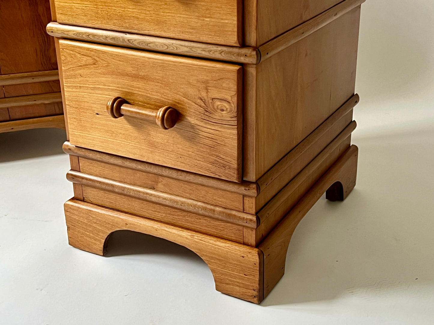 Mid Century Tasmanian Myrtle Bedside Tables (Set)
