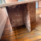 Vintage Spanish Pink Breccia Marble Table, Spain, 1980s