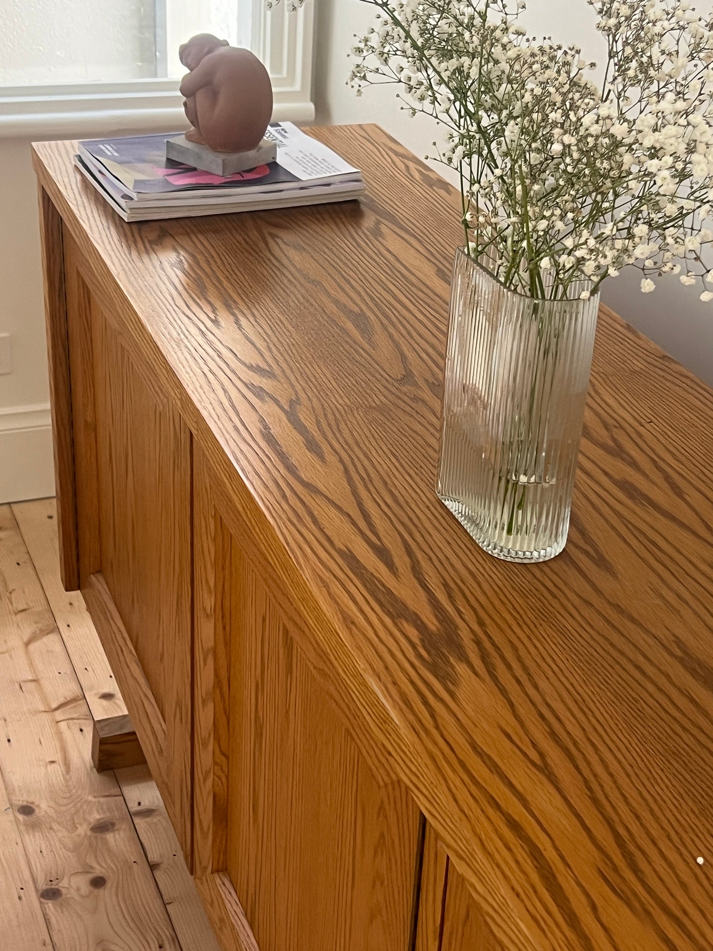 1970s Brutalist Style Oak Sideboard, Denmark