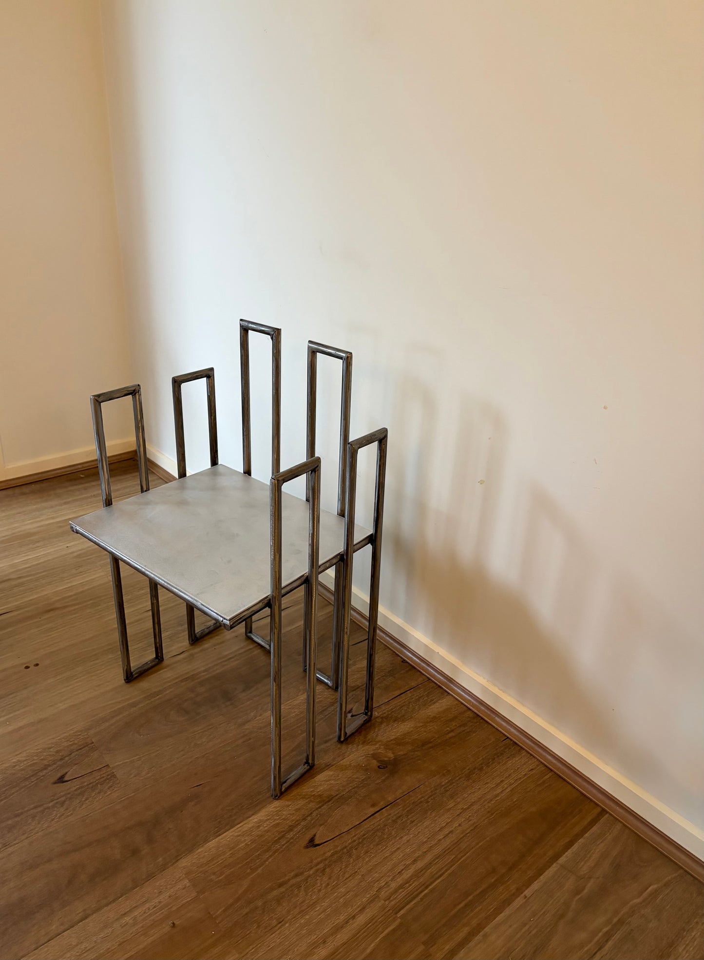 Polished Steel Chair