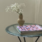 Iron & Frosted Glass 'Knot' Table