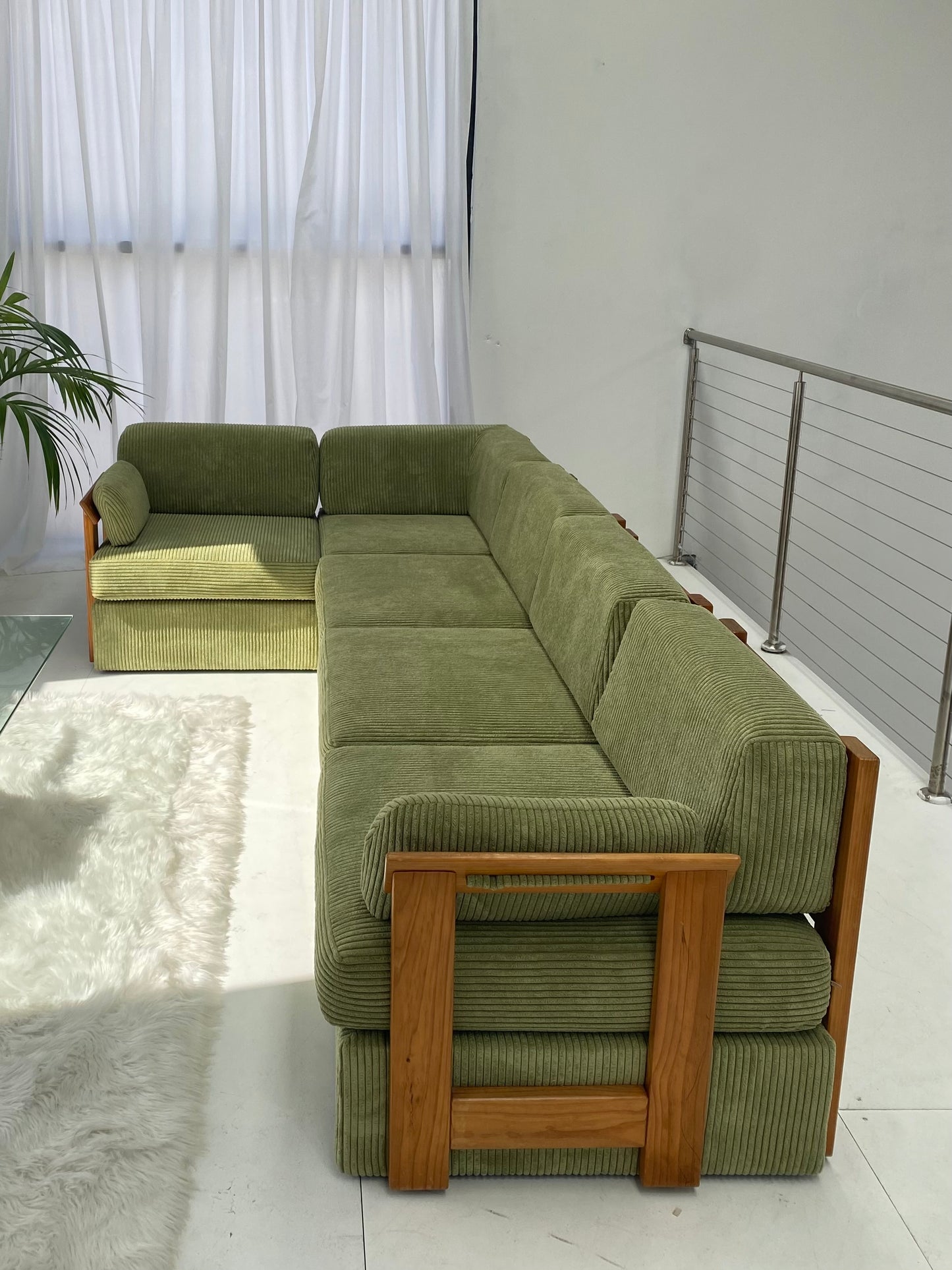 Vintage Corduroy Sofa