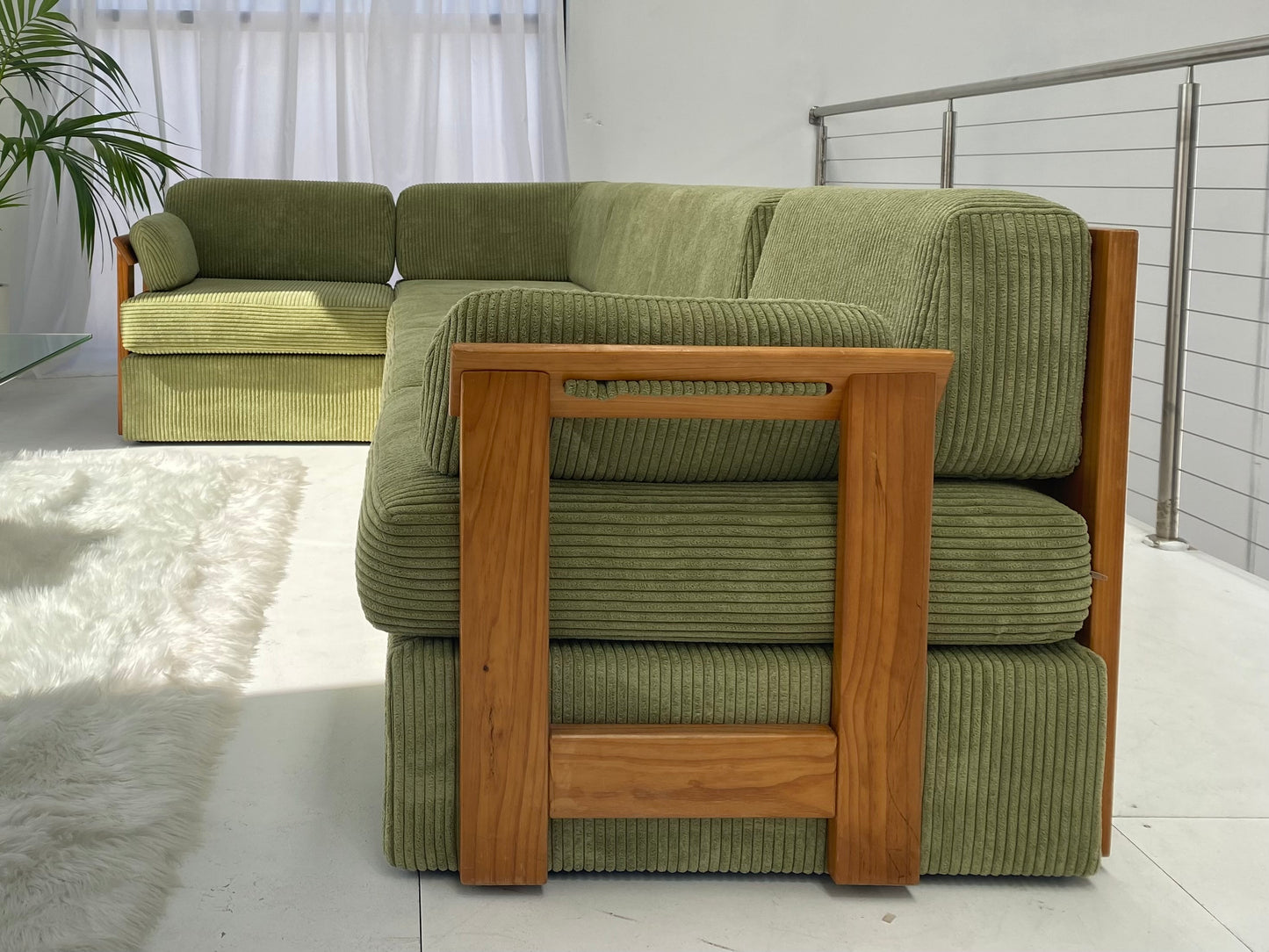 Vintage Corduroy Sofa