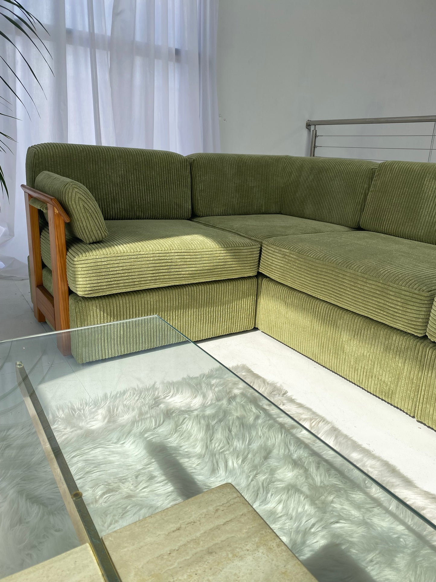 Vintage Corduroy Sofa