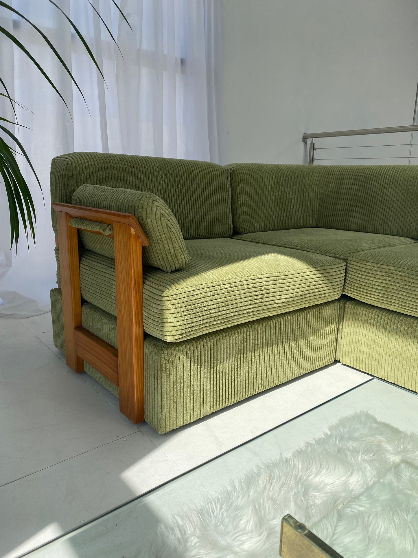 Vintage Corduroy Sofa