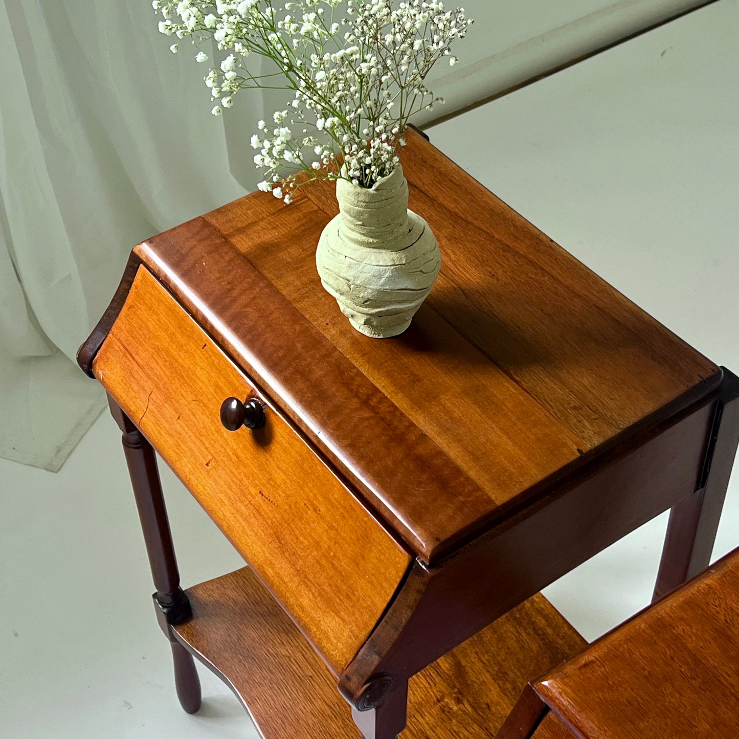 Pair of Mid Century Bedside Tables (Set)