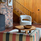 Thick, Textural Striped Sofa