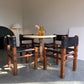 - Pair of Norman Archibald Nore Leather Dining Chairs