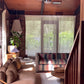Thick, Textural Striped Sofa