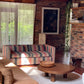 Thick, Textural Striped Sofa