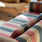 Thick, Textural Striped Sofa