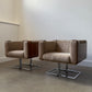 Rare Pair of JN-113 Cube Chair by Johan Naess