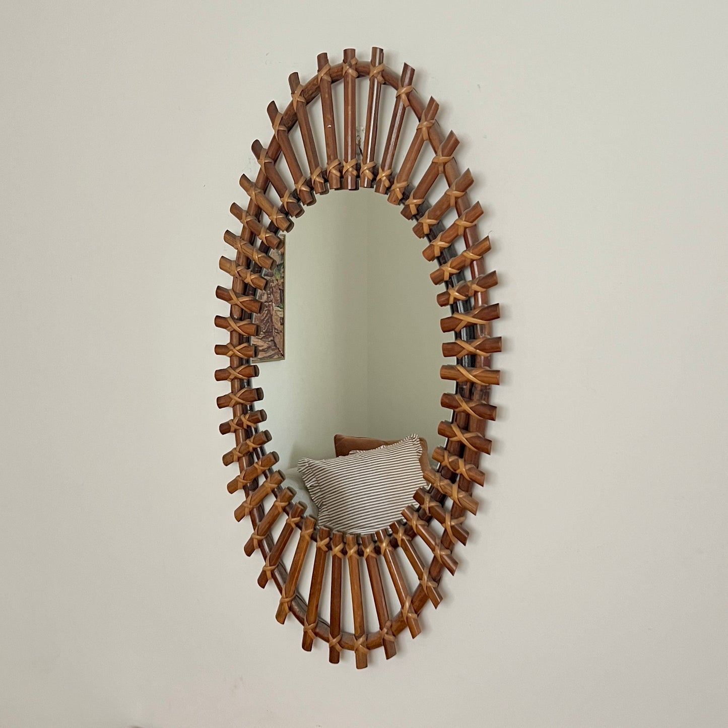 1960s Italian Mirror by Olaf Von Bohr for Bonacina