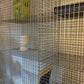 Handmade Mesh Wall Shelving Unit