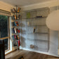 Handmade Mesh Wall Shelving Unit
