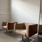 Rare Pair of JN-113 Cube Chair by Johan Naess