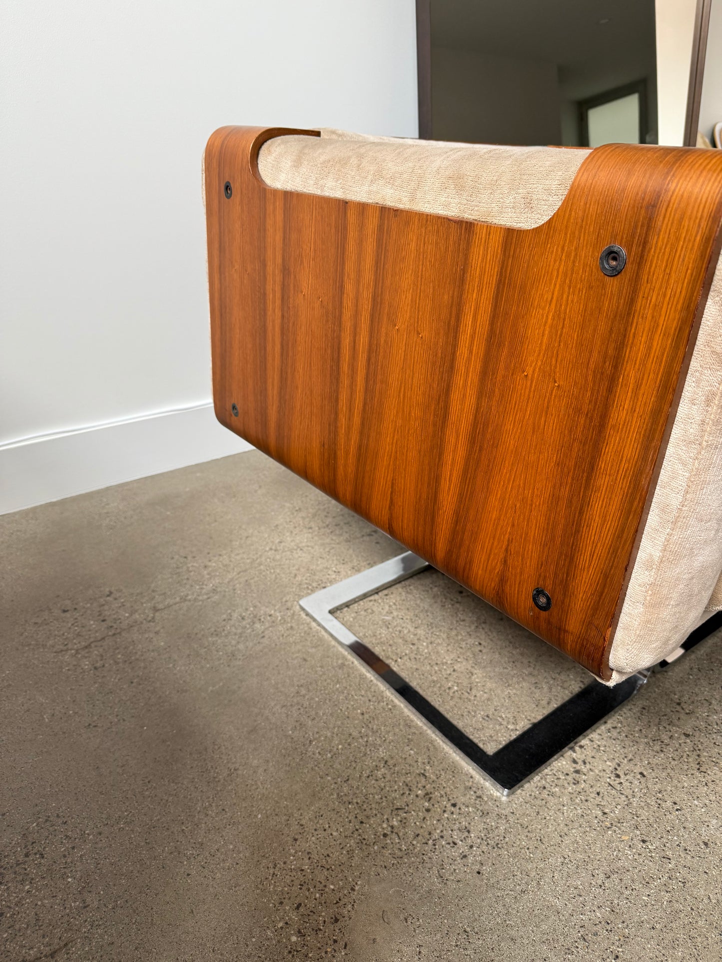 Rare Pair of JN-113 Cube Chair by Johan Naess