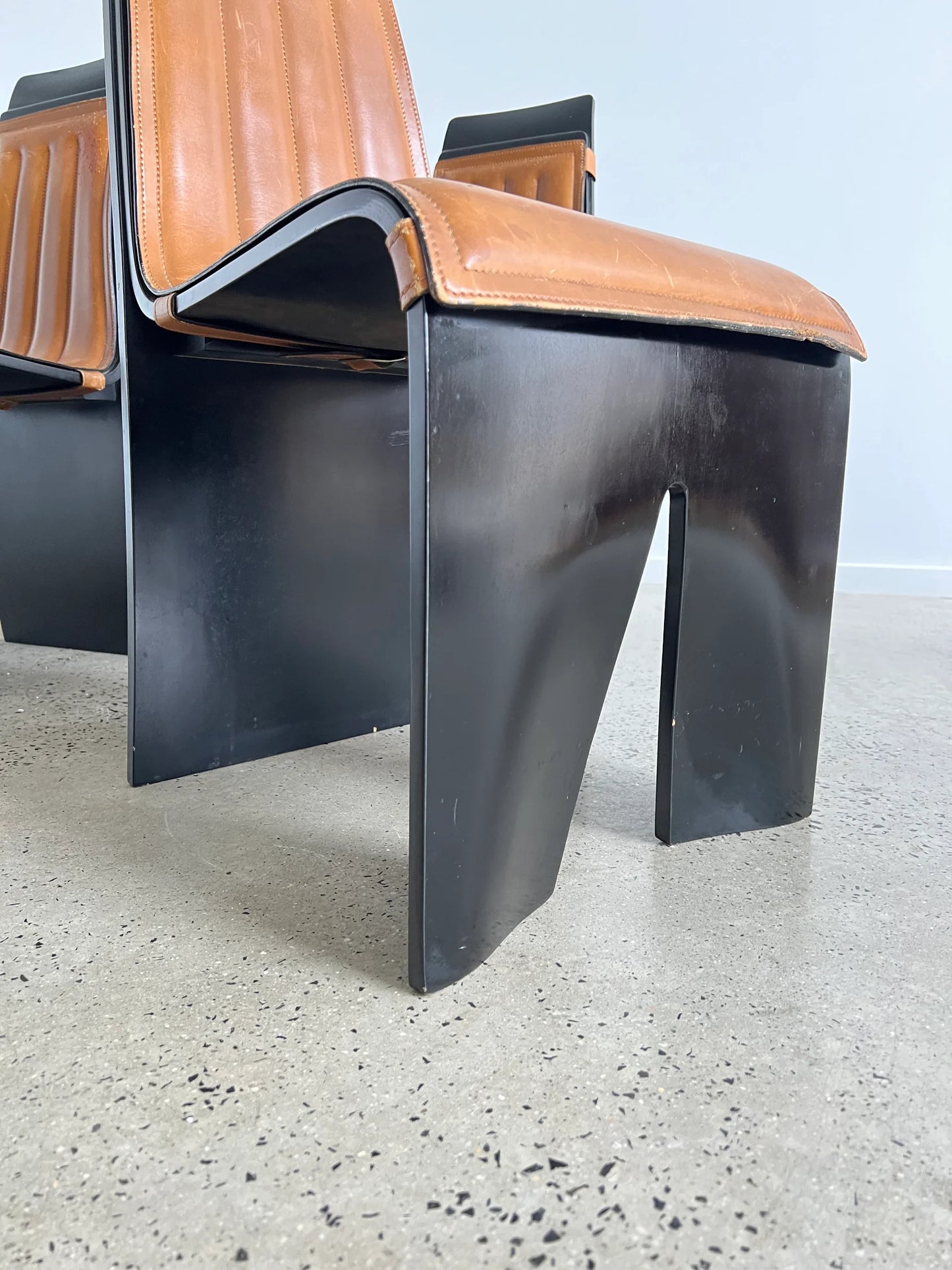 Willy Rizzo Dining Chairs for Mario Sabot, Italy 1960s