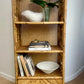 Vintage Chinoiserie Bamboo & Cane Pagoda Étagère