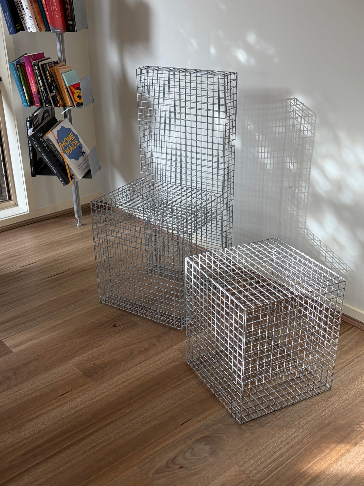 Unique Handmade Mesh Side Table