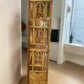 Vintage Chinoiserie Bamboo & Cane Pagoda Étagère
