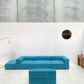 Large Modular Corduroy Sofa
