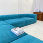 Large Modular Corduroy Sofa