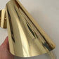 Pair of Brass Cone Sconces by Hans Agne Jakobsson, Sweden